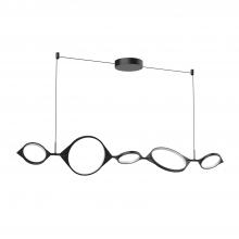 Kuzco Lighting LP84457-BK - Serif 57-in Black LED Linear Pendant