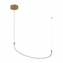 Kuzco Lighting LP89036-BG - Talis 36-in Brushed Gold LED Linear Pendant