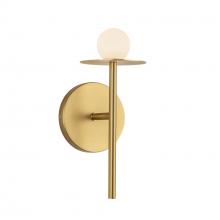 Kuzco Lighting WS15504-BG-UNV - Elixir 4-in Brushed Gold LED Wall Sconce