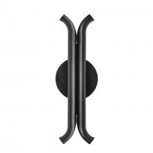 Kuzco Lighting WS89714-GBK - Husk 14-in Glossy Black LED Wall Sconce