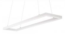 Kuzco Lighting PD61255-WH - Piazza - Rectangular Pendant with Powder Coated Extruded Aluminum