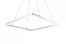 Kuzco Lighting PD62243-WH - Piazza - Square Pendant with Powder Coated Extruded Aluminum