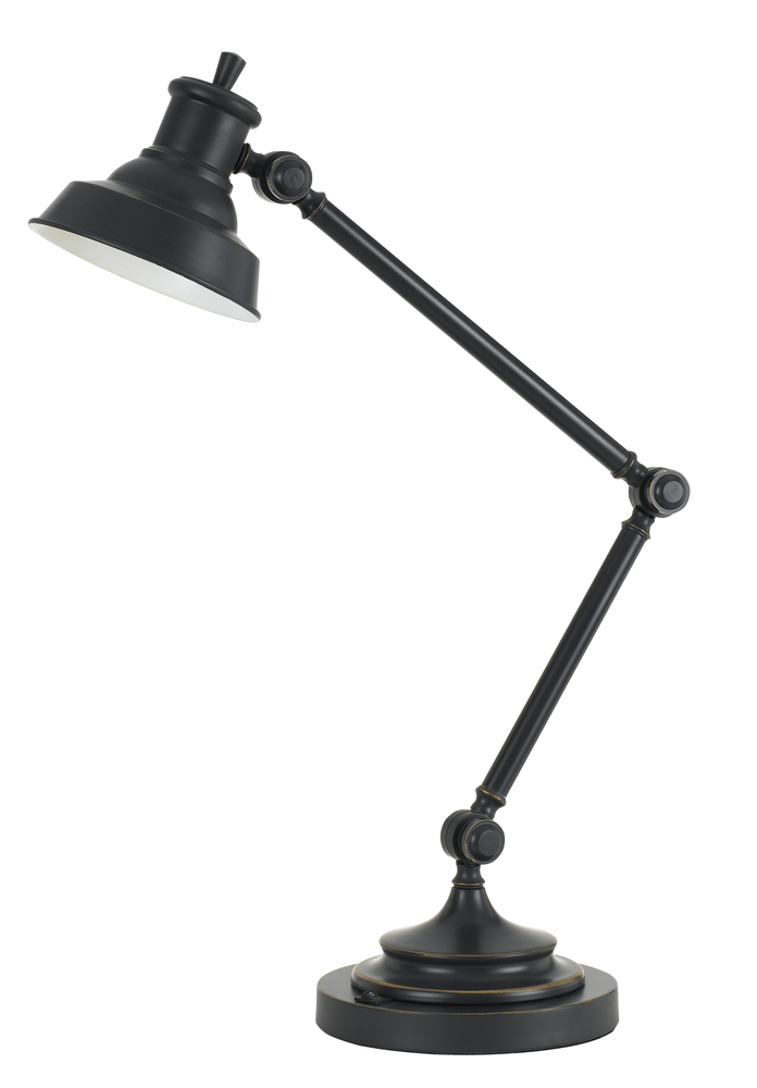 34" Height Metal Table Lamp in Dark Bronze