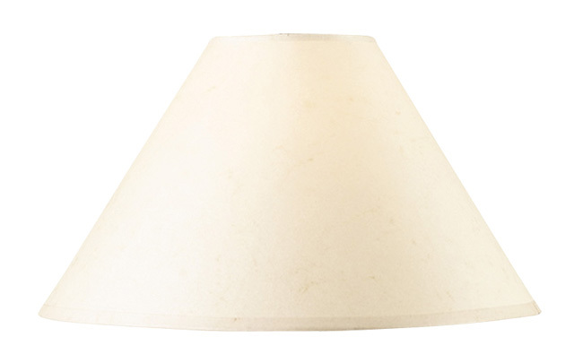 10.5" Tall Egg Shell Round Paper Shade with Spots