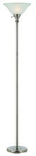 CAL Lighting BO-213-BS - 70" Height Metal Torchiere in Brushed Steel