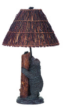  BO-507 - 29" Height Resin Table Lamp in Brown