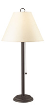  BO-904TB-OW - 27.5" Height Metal Table Lamp in Black Rust Finish