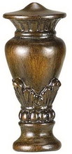  FA-5001A - 2.2" Height Resin Finial in Light Wood