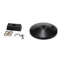 CAL Lighting HT-294-TP-BK - 1" Height Drop Ceiling Assembly Plate in Black