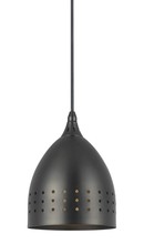  UP-1007/6-ORB - 9.1" Tall Metal Pendant with Brushed Steel Finish