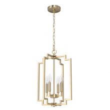 Hunter 19574 - Hunter Zoanne Alturas Gold 4 Light Medium Pendant Ceiling Light Fixture