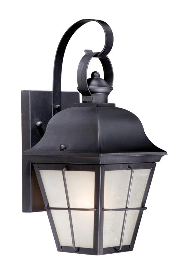 New Haven 8-in Outdoor Wall Light Dark Bronze