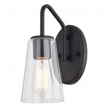 Vaxcel International W0441 - Beverly 1 Light Wall Light Matte Black