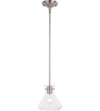  P0300 - Curie 6.75-in Mini Pendant Satin Nickel