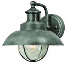  T0261 - Harwich Motion Sensor Dusk to Dawn Outdoor Wall Light Textured Gray