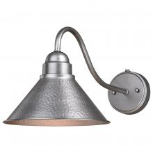 Vaxcel International T0491 - Outland 10-in Long Arm Outdoor Wall Light Brushed Pewter