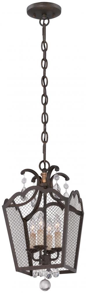 4 LIGHT PENDANT (CONVERTIBLE TO SEMI FLUSH)