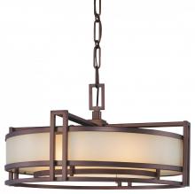 Minka Metropolitan N6963-1-267B - Underscore - 3 Light Drum Pendant