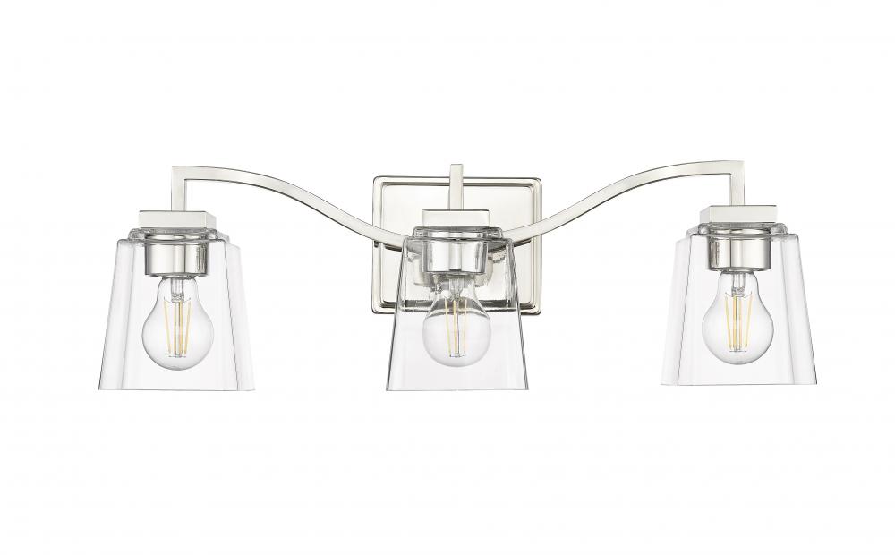 Avenna 3-Light Vanity Polished Nickel