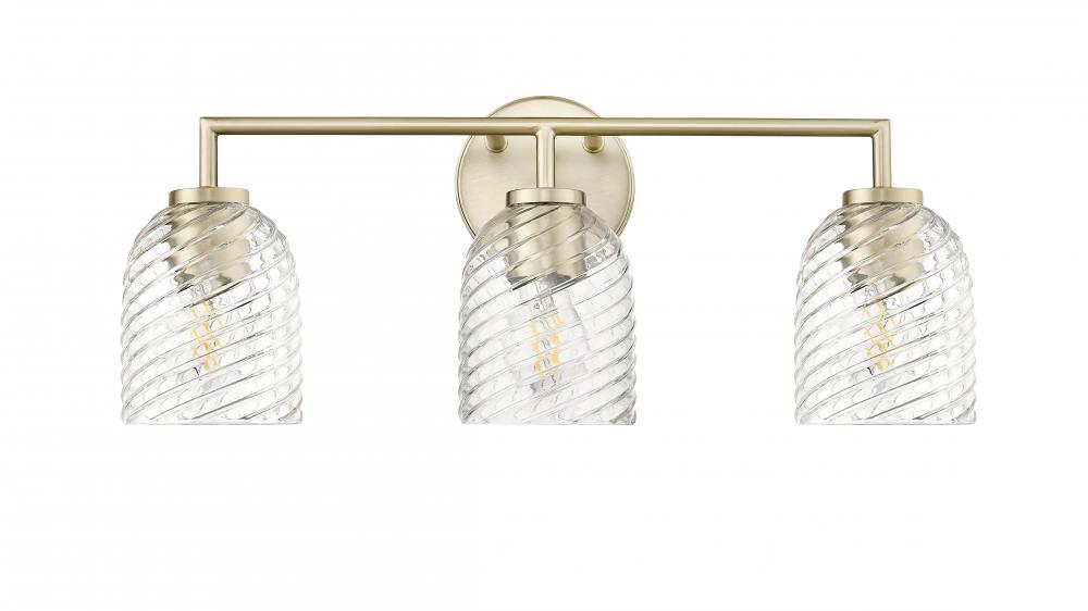 Catania 3-Light Vanity Modern Gold