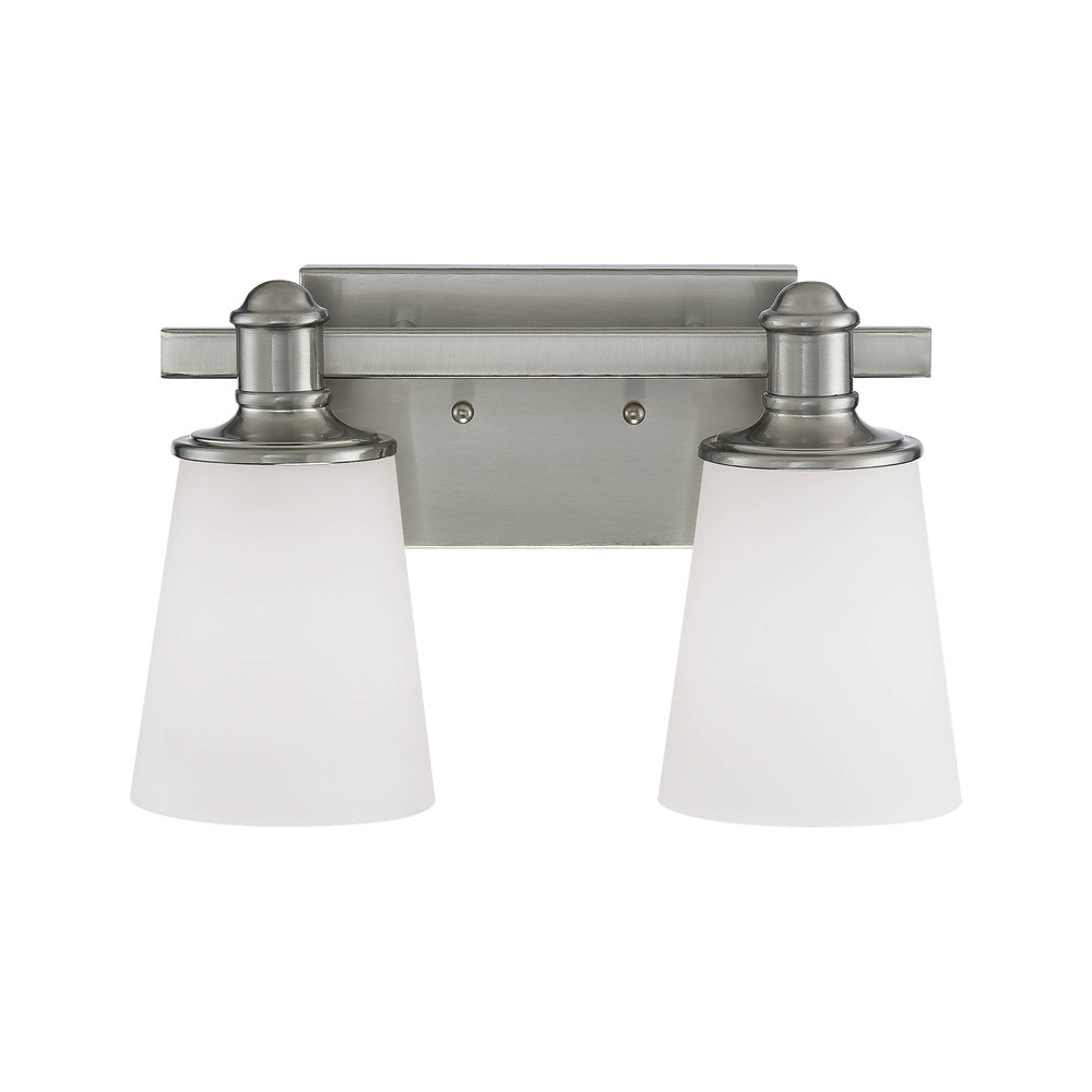 Cimmaron 2-Light Vanity Satin Nickel