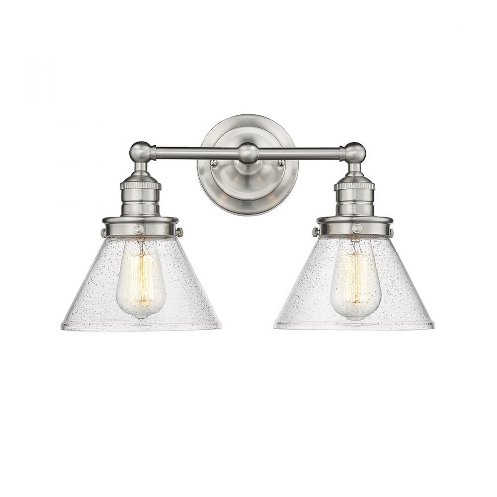 Eyden 2-Light Vanity Brushed Nickel