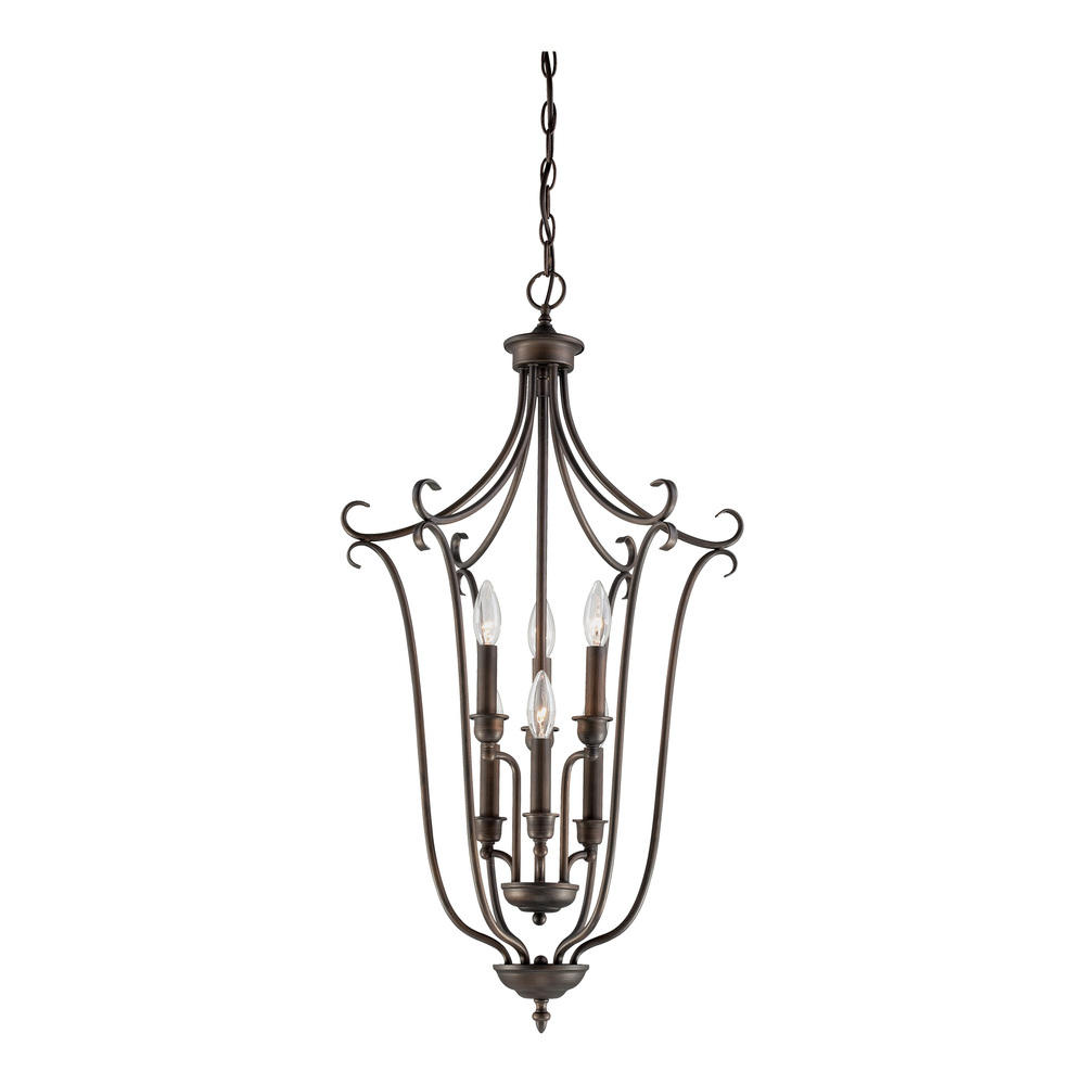 Fulton 6-Light Pendant light Rubbed Bronze