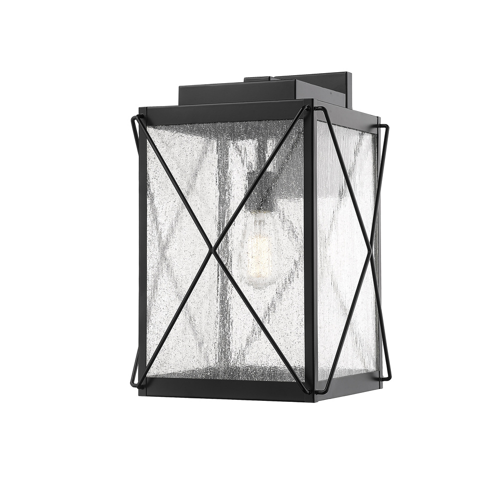 Robinson 1-Light Outdoor Wall Sconce Powder Coated Black