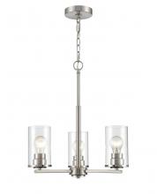 Millennium 2713-BN - Verlana 3-Light Chandelier Ceiling Light Brushed Nickel