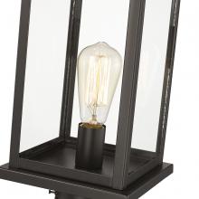 Millennium 4124-PBZ - Bowton 1-Light Outdoor Post Lantern Powder Coated Bronze