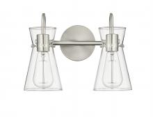  21002-BN - Camellia 2-Light Vanity Brushed Nickel