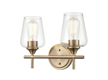  9702-MG - Ashford 2-Light Vanity Modern Gold