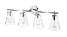  8124-CH - Aliza 4-Light Vanity Chrome