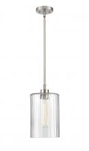  9911-BN - Chastine 1-Light Pendant light Brushed Nickel