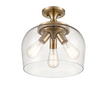 Millennium 9713-MG - Ashford 3-Light Semi-Flush Ceiling Mount Modern Gold