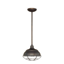  5301-RBZ - Neo-Industrial 1-Light Mini-Pendant light Rubbed Bronze