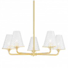 Mitzi by Hudson Valley Lighting H495805-AGB - Irene Chandelier