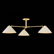 Mitzi by Hudson Valley Lighting H993603-AGB/SBQ - Sonja Semi Flush