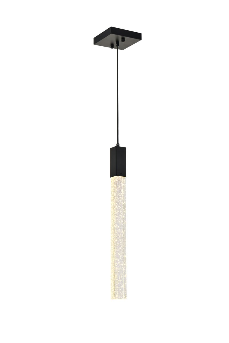 Weston 1 Light Pendant in Black