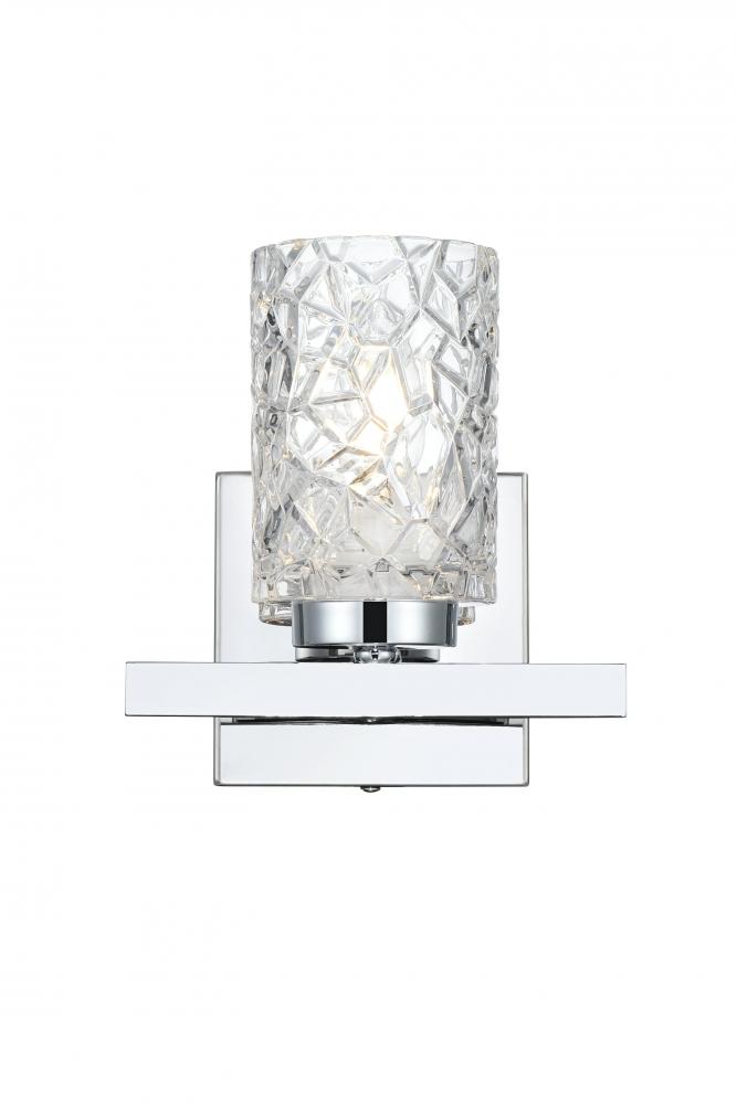 Cassie 7 inch Wall Sconce in Chrome