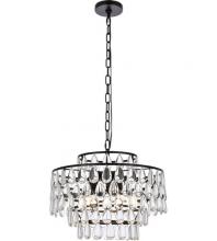 Elegant 1102D18BK - Mila 18 Inch Pendant in Black