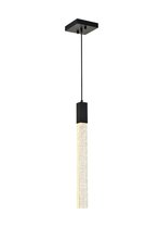 Elegant 2066D5BK - Weston 1 Light Pendant in Black