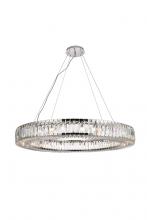 Elegant 2116G63C/RC - Cuvette 36 Light Chrome Chandelier Clear Royal Cut Crystal