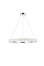  3506D34C - Laurel LED 34 Inch Chrome Pendant