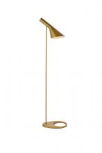 Elegant LD2365BR - Juniper 1 light brass floor lamp