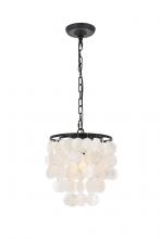  LD5050D10BK - Selene 1 Light Black Pendant