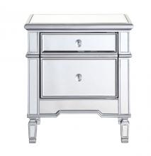 Elegant MF6-1016S - 1 Door Cabinet 24 in. x 16 in. x 27 in. in silver paint