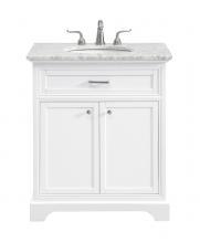  VF15030WH - 30 In. Single Bathroom Vanity Set in White