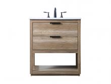  VF19230NT - 30 Inch Single Bathroom Vanity in Natural Oak