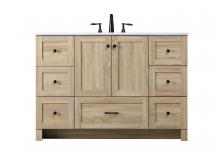 Elegant VF2848MW - 48 Inch Single Bathroom Vanity In Mango Wood